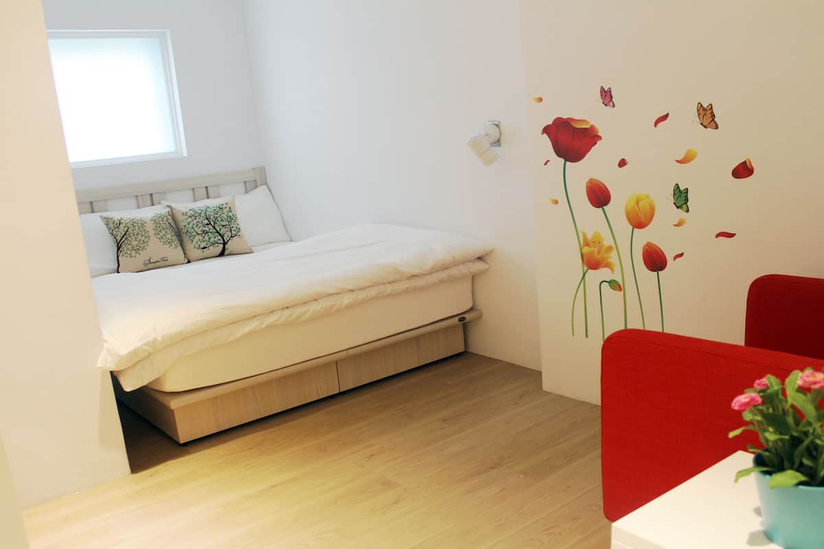 Standard Double Room, Shared Bathroom | Individually furnished, soundproofing, free WiFi, bed sheets