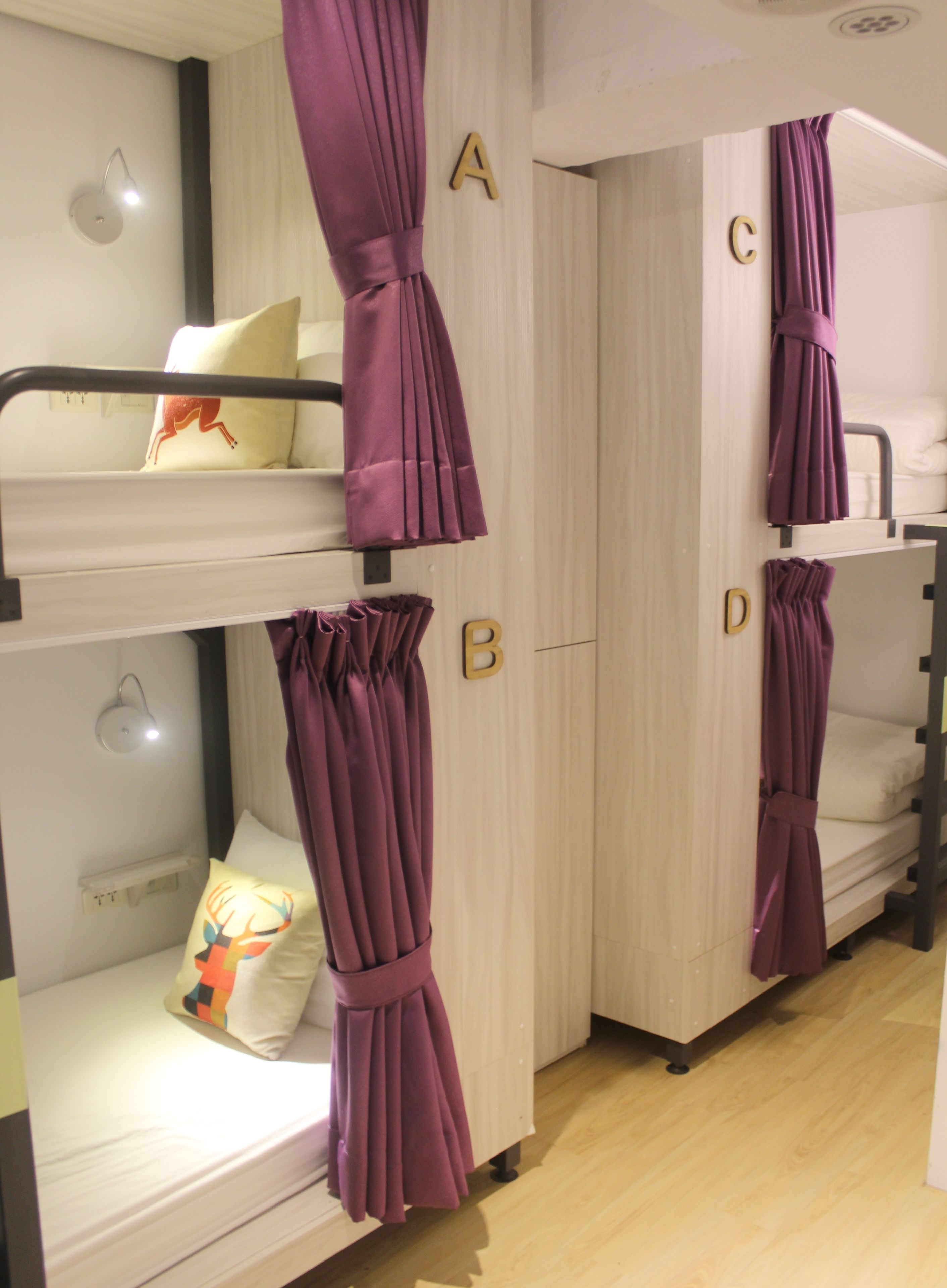 4-Bed Dorms, Shared Bathroom, No window | Individually furnished, soundproofing, free WiFi, bed sheets