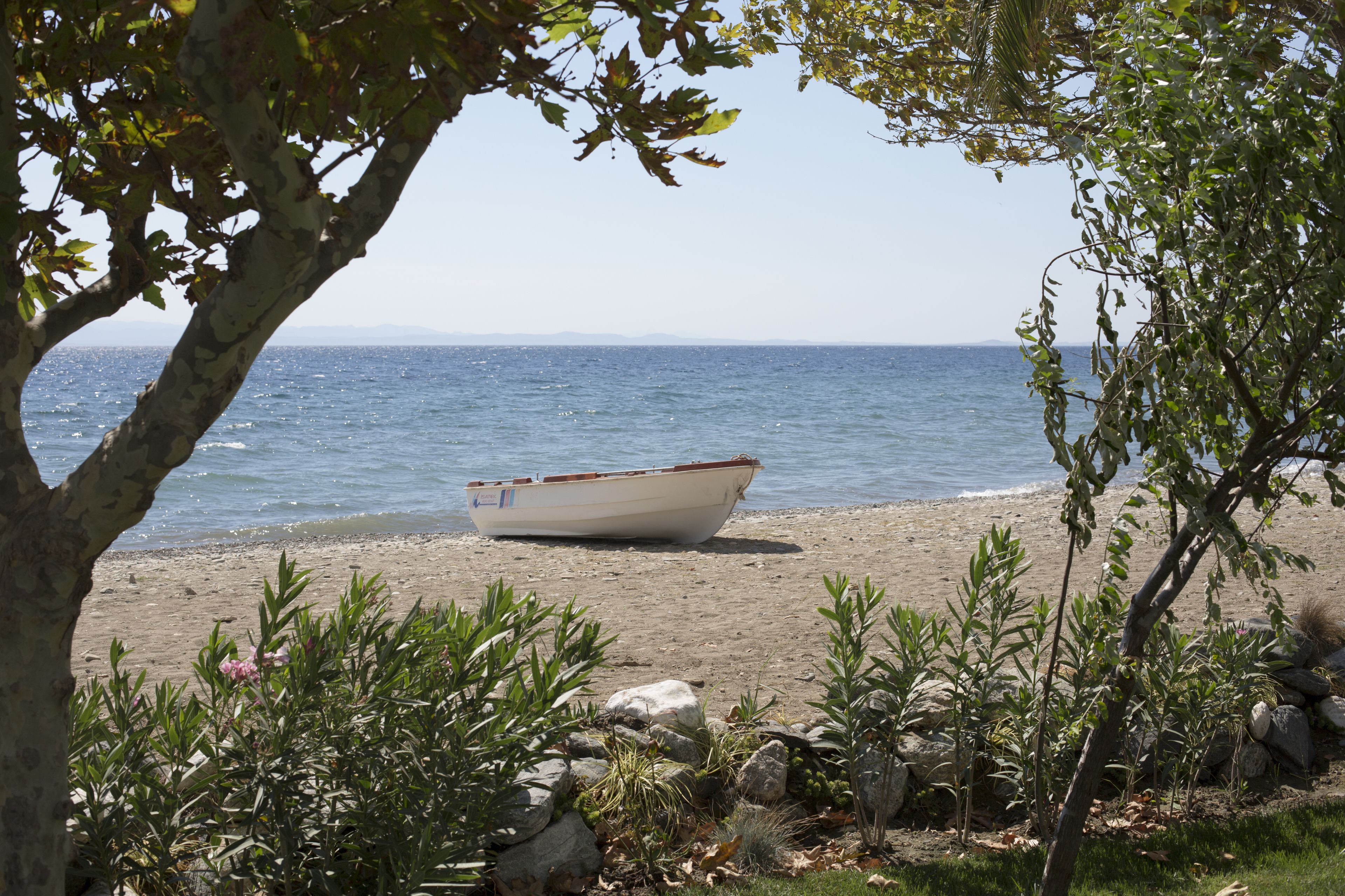 on the beach, free beach cabanas, sun-loungers, beach umbrellas