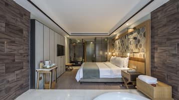 Coffres-forts dans les chambres, bureau, rideaux occultants