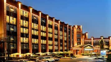 Front of property – evening/night