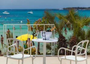 Suite Junior, terrazzo, vista mare | Terrazza/patio