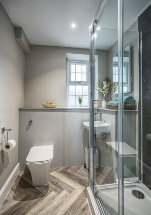 Eenpersoonskamer, en-suite badkamer