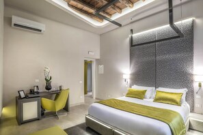 Deluxe Double or Twin Room | Minibar, in-room safe, desk, rollaway beds - Barberini Luxury (Rome)
