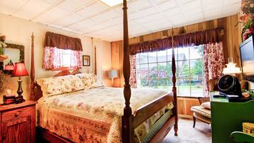 Down duvets, pillow-top beds, individually decorated