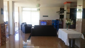 Sala de estar en el lobby