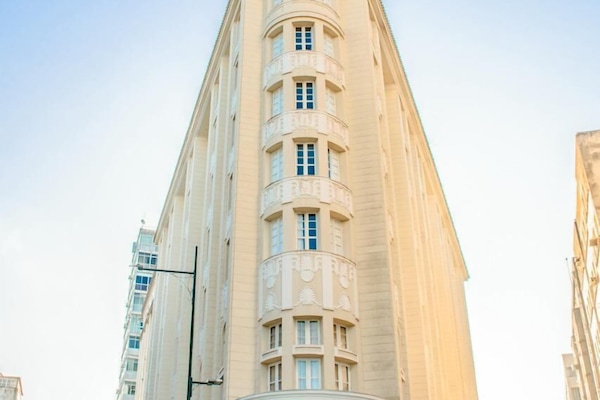 Façana frontal de l'allotjament