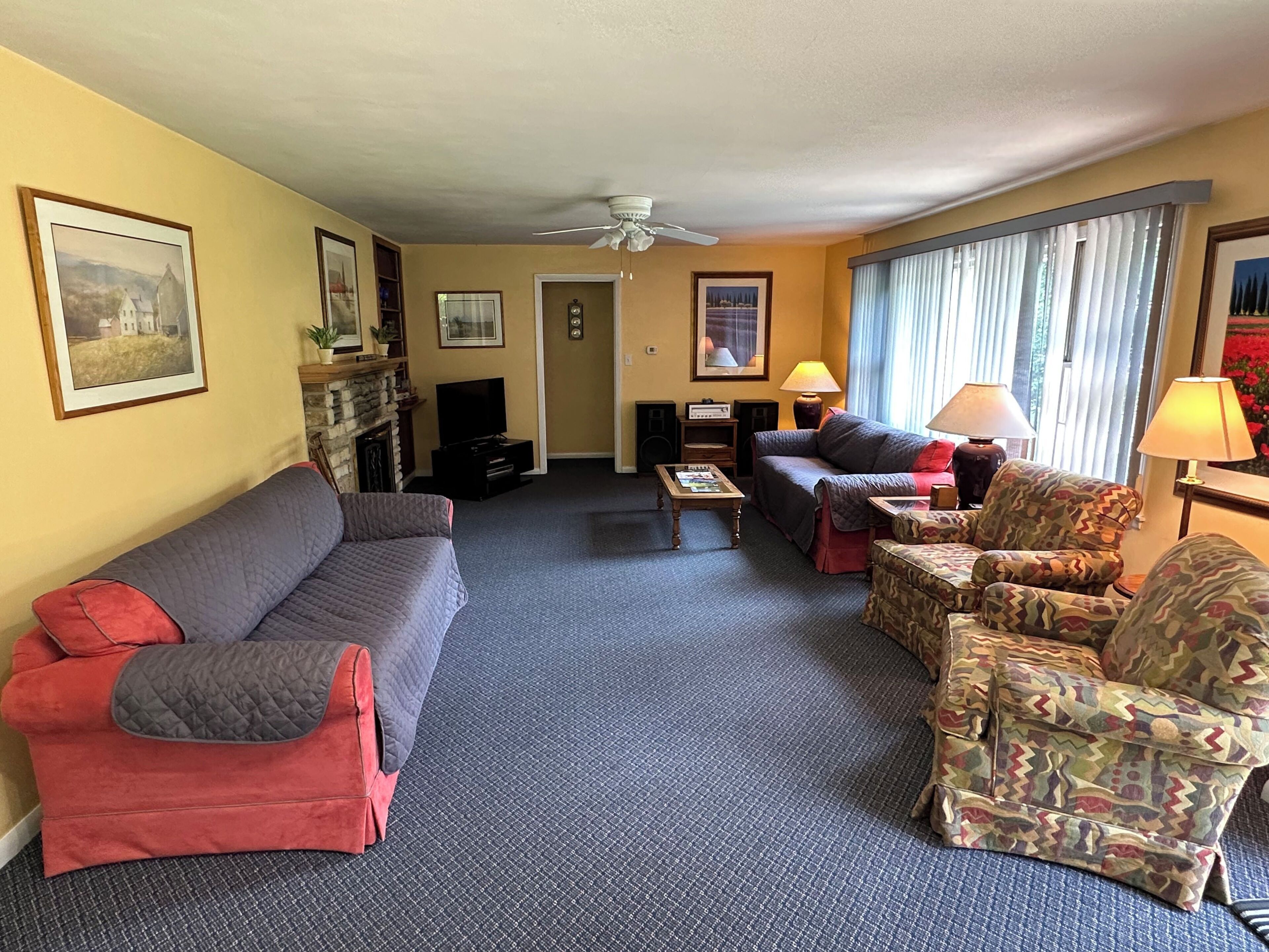 Three Bedroom OFF Premise Country Vacation Home | Living area | Flat-screen TV