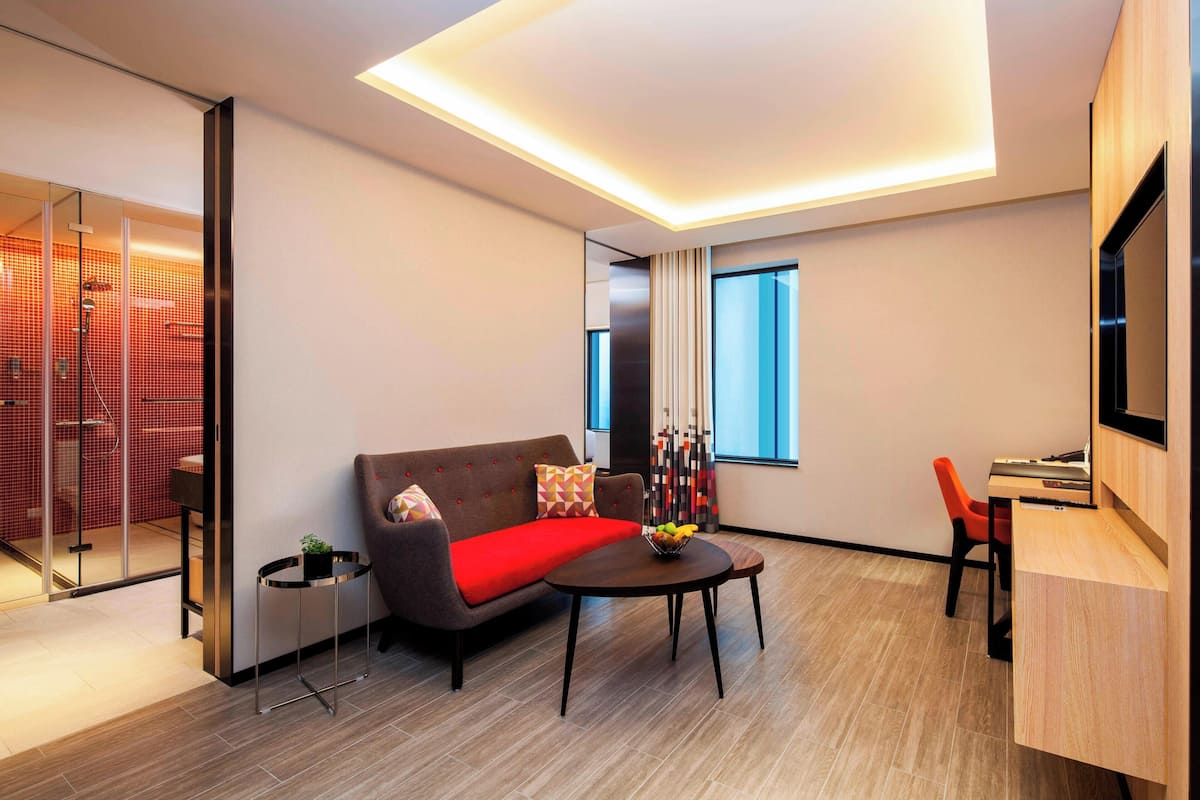 Suite, 1 chambre, non-fumeur | Salle de séjour
