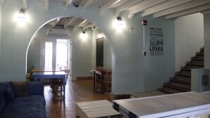 Interior entrance