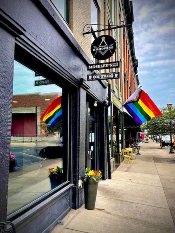 Fassade der Unterkunft