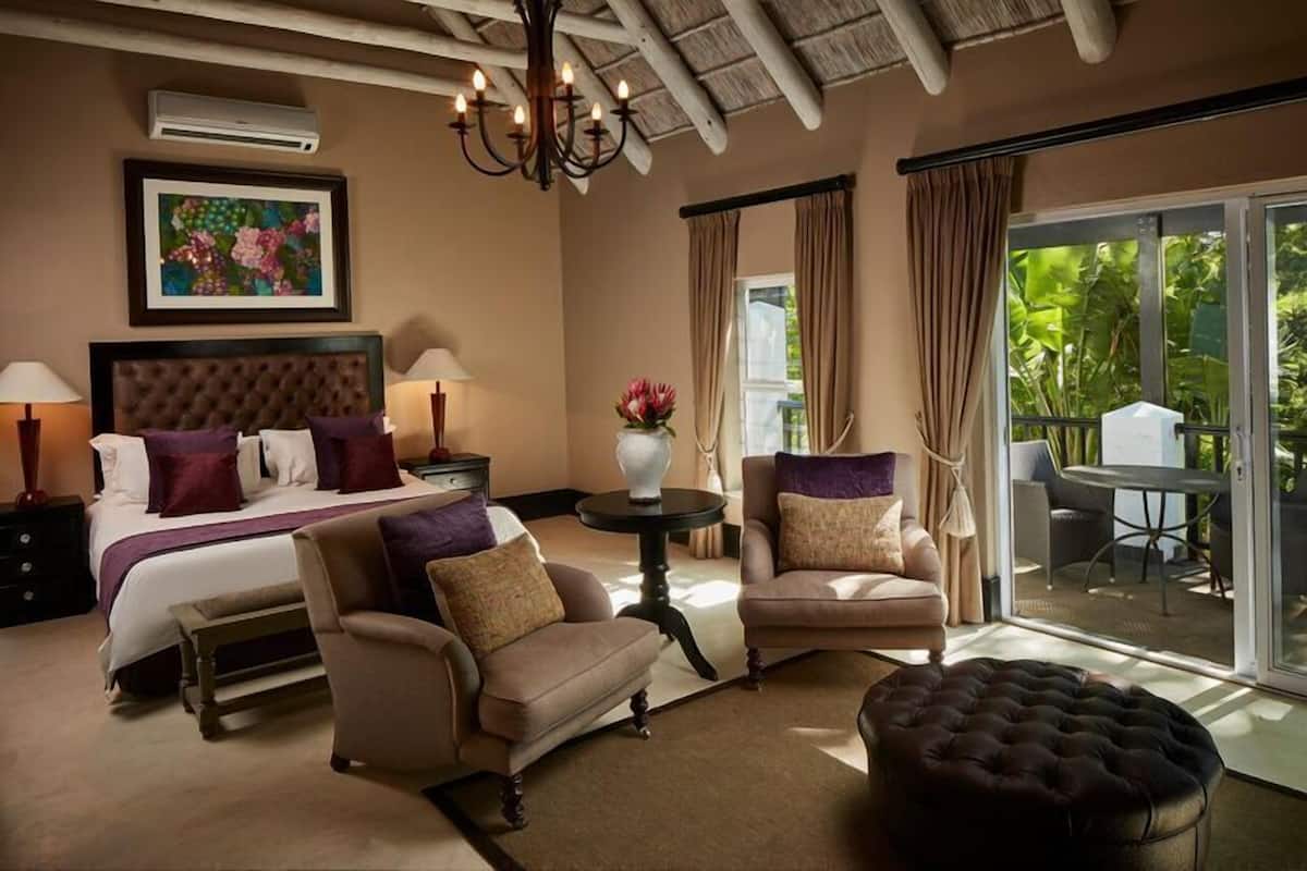 Cottage Luxe, salle de bains attenante, vue jardin