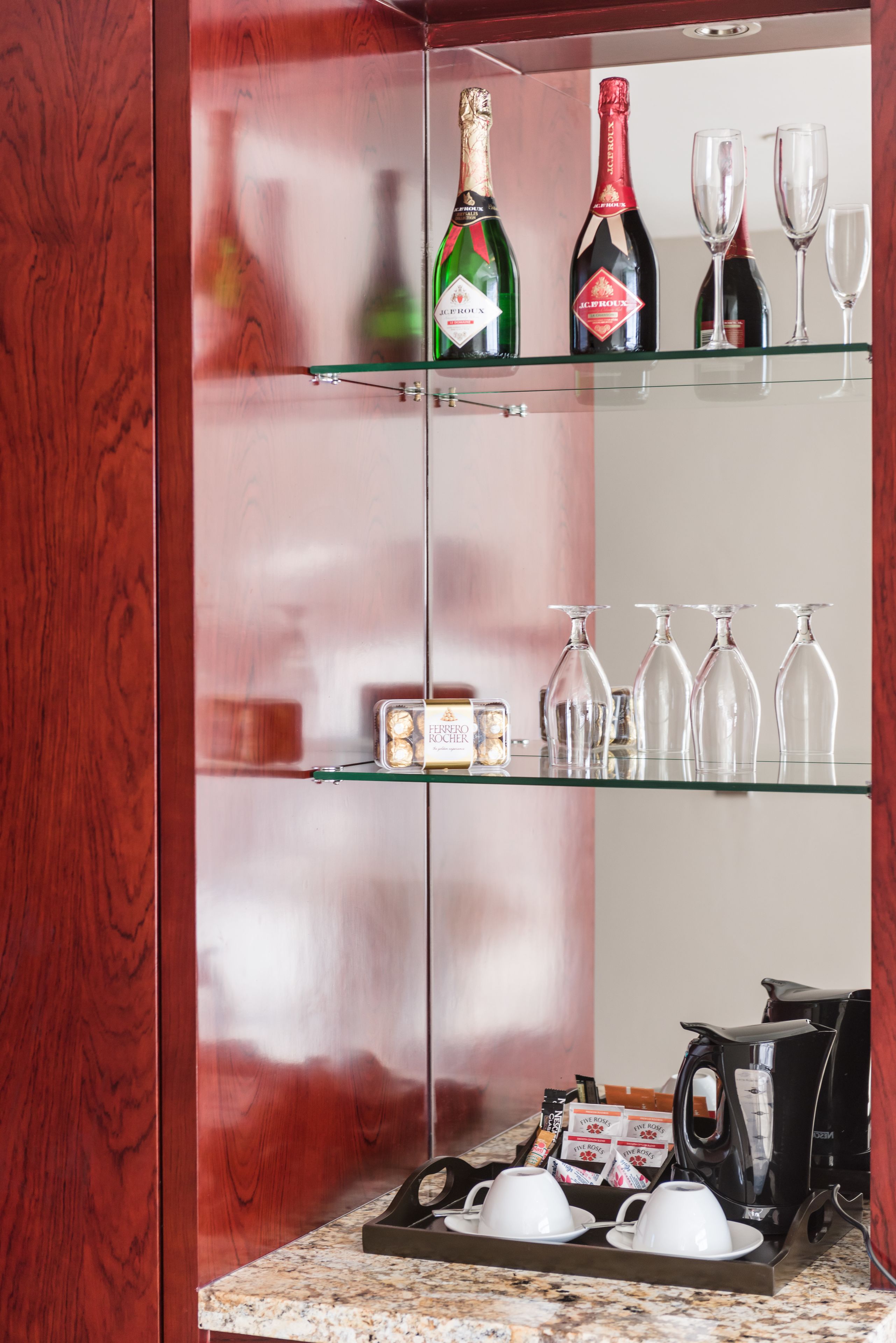 luxury room | coffee and/or coffee maker