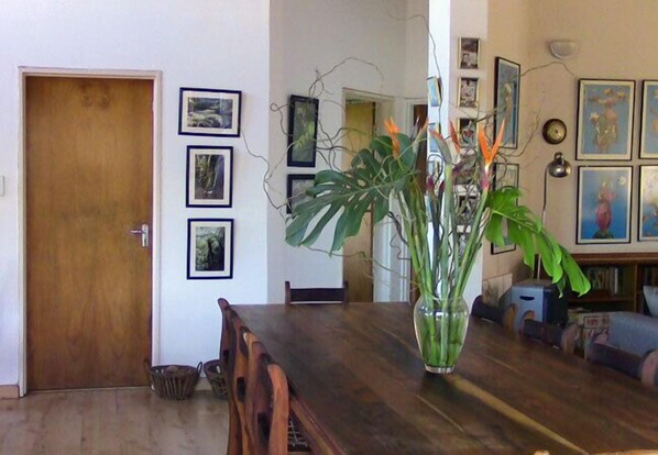 Comfort Room, 1 Bedroom (Forest Nest) | Living area | TV, fireplace - Forests Nest (Storms River)