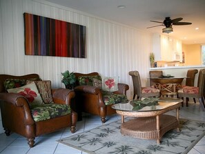 Villa, 2 Bedrooms, Sea Facing | Living area