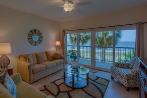 Apartment, 3 Bedrooms | Living area | DVD player - Sunset Palms (Port St. Joe)