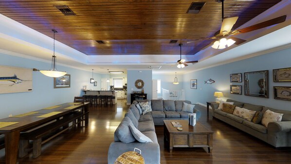 House, Multiple Beds, Sea View (Blue Horizon) | Living area