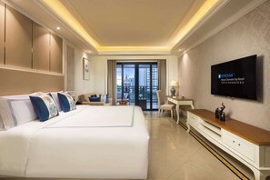 Down comforters, minibar, in-room safe, individually decorated