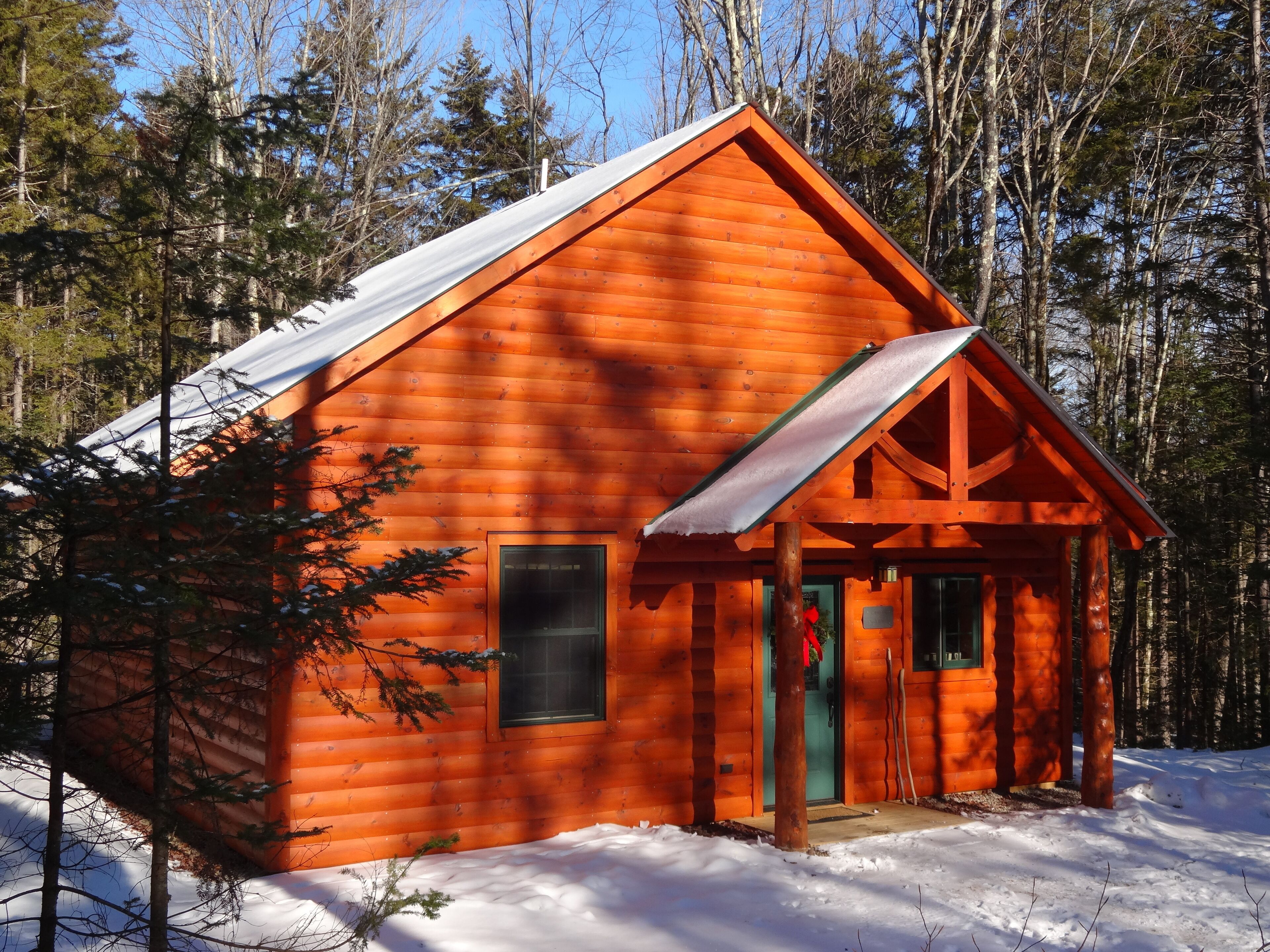 Cabin 5 (Pet Friendly) - Owl's Branch | Senger med overmadrass, individuelt dekorert og individuelt innredet