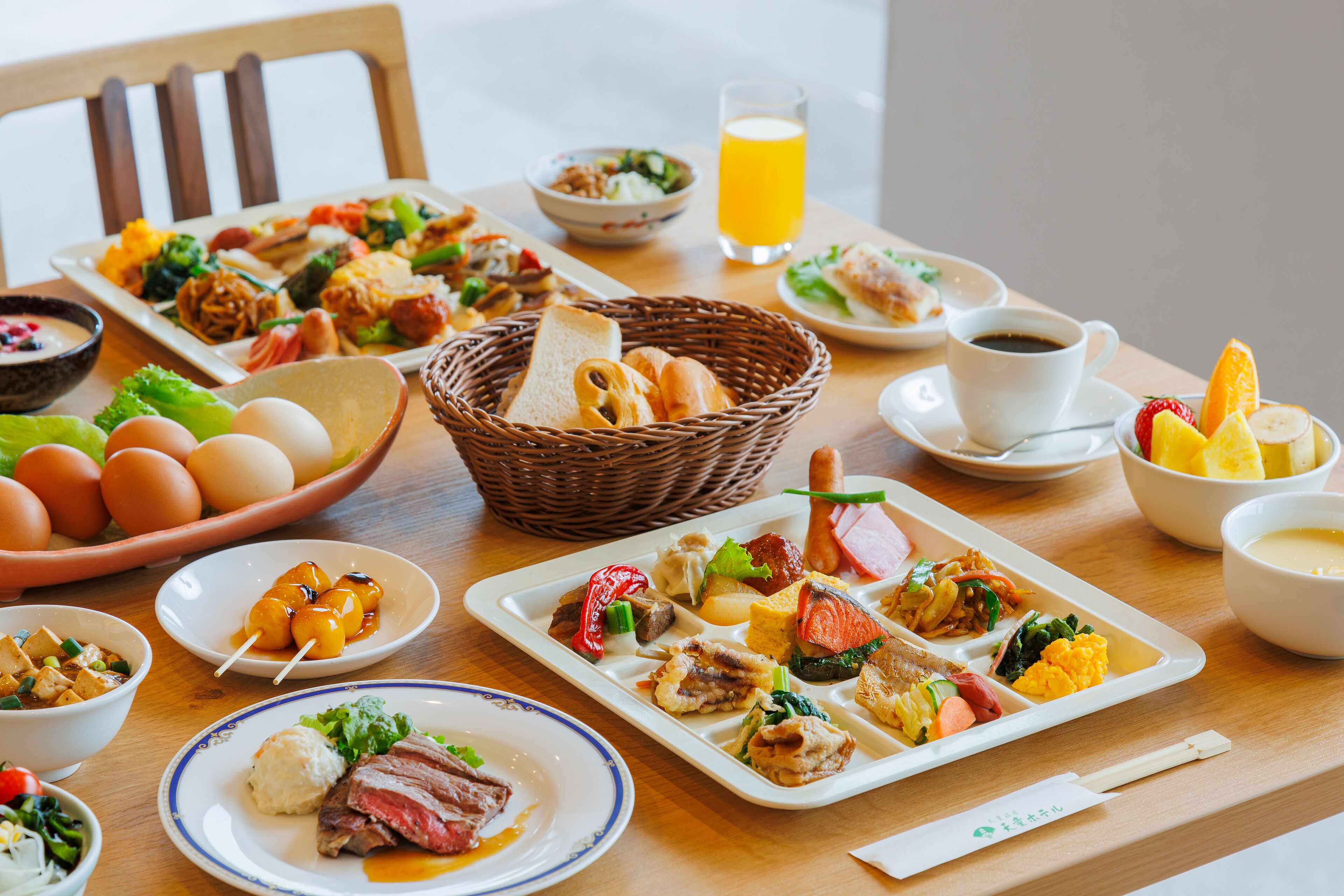 朝食ビュッフェ