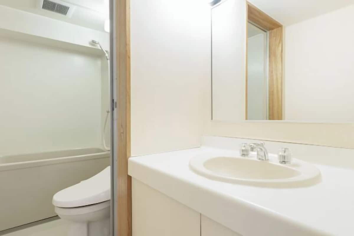 Baño | Artículos de higiene personal gratuitos, secador de pelo y toallas