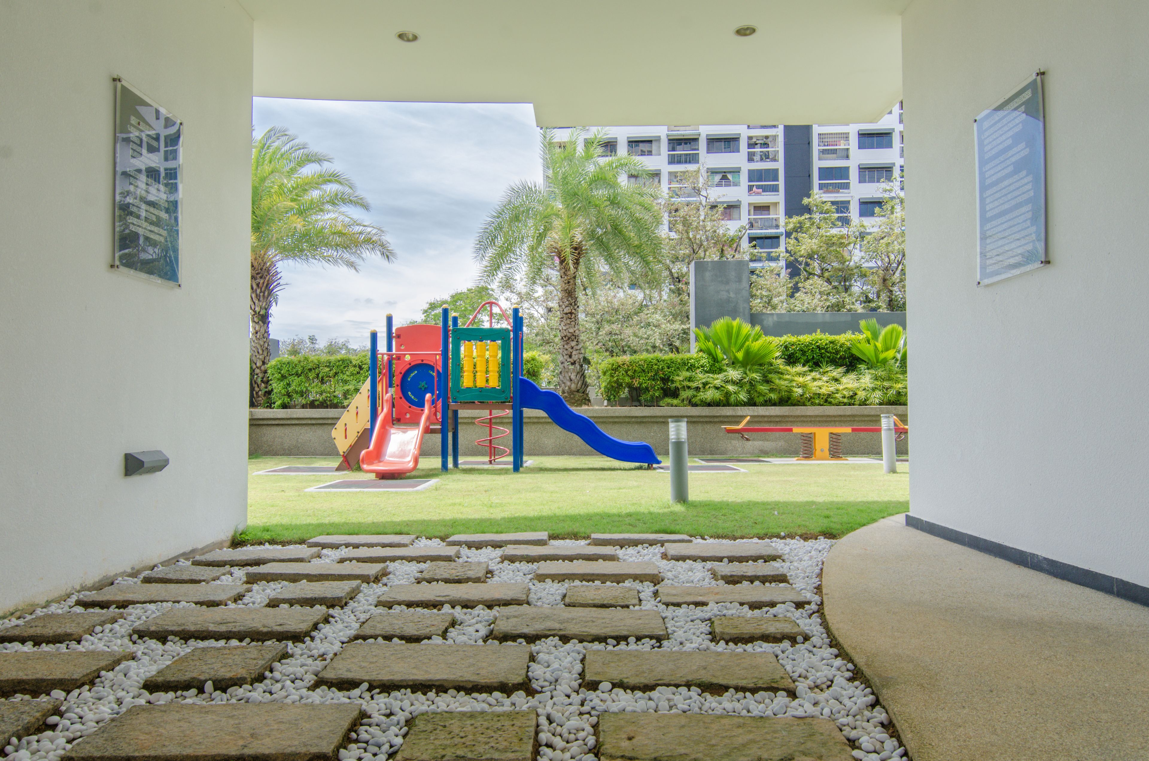 Área de juegos infantiles al aire libre