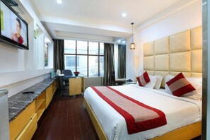 Biancheria da letto di alta qualità, materassi Select Comfort, minibar