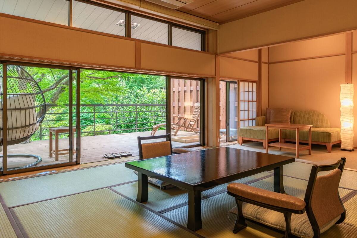 傳統客房, 花園景 (JapaneseStyle, Inside bath, Foot bath) | 高級寢具、羽絨被、房內夾萬、書桌