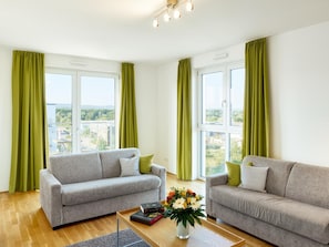 Flat-screen TV, heated floors - Aparthotel Parkallee (Budenheim)