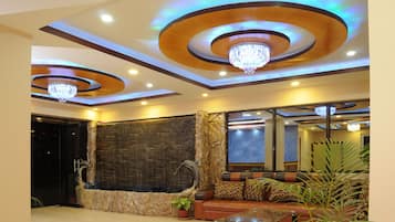 Sala de estar en el lobby