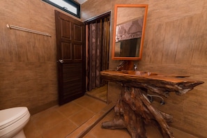 Superior Double Room | Bilik Mandi | Kelengkapan dandanan diri percuma, pengering rambut, jubah mandi 