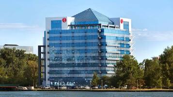 Blick von der Unterkunft