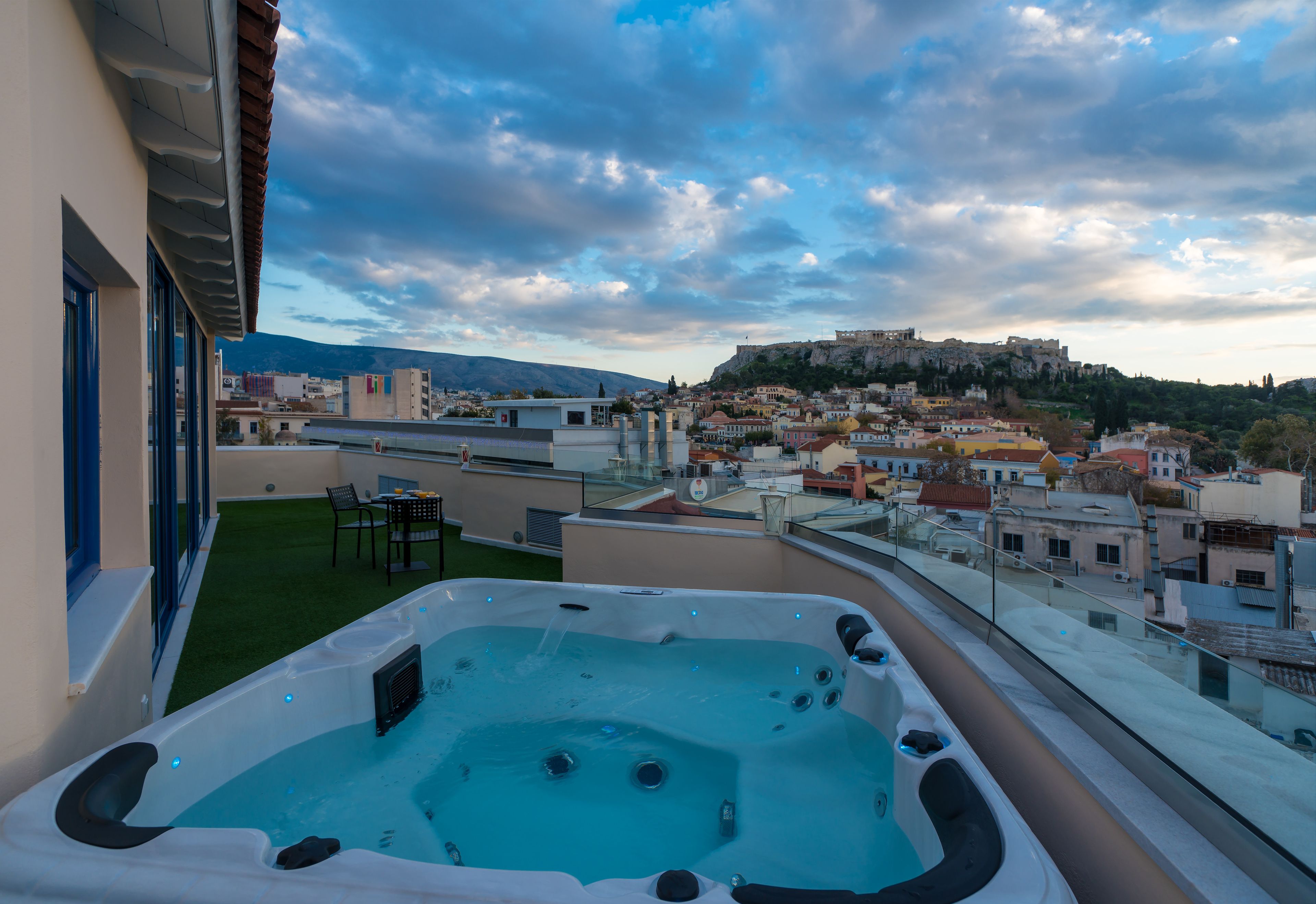 junior suite (panoramic acropolis view) | 1 bedroom, hypo-allergenic bedding, minibar, in-room safe