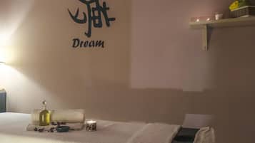 Behandelingskamers voor koppels, lichaamsbehandelingen, aromatherapie