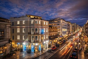 A szálláshely homlokzata