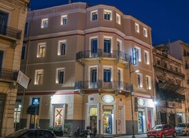 A szálláshely homlokzata