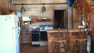 Comfort House, 1 Bedroom, Mountainside | Private kitchen | Fridge, microwave, coffee/tea maker