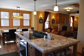 Fridge, microwave, coffee/tea maker