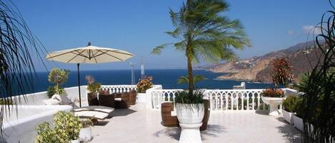 Penthouse, 2 chambres | Terrasse/Patio