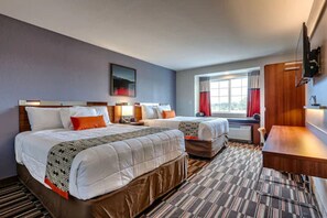 Room, 2 Queen Beds, Non Smoking | Desk, blackout curtains, soundproofing, free cots/infant beds - Microtel Inn & Suites by Wyndham Niagara Falls (Niagara Falls)