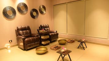 Aromatherapy, Swedish massages, body wraps, body scrubs, facials