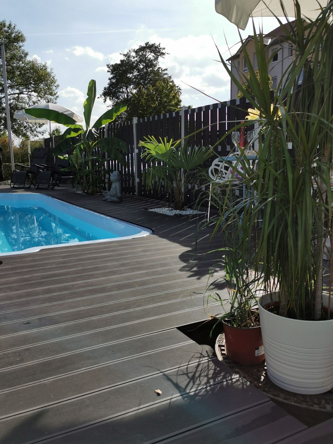 Udendørs pool, liggestole