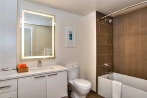 Appartamento Executive, 2 camere da letto | Bagno | Doccia, asciugacapelli, asciugamani