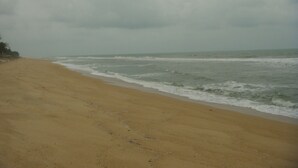 A beach with a sandy shore and ocean waves. - Bayu Beach Penarek (Setiu)