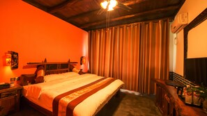 Balcony King Room With Ricepaddy View | Blackout drapes, free WiFi