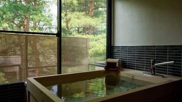 Comfort Room, Non Smoking, Garden View | Bathroom | Separate bathtub and shower, spring water bathtub, free toiletries