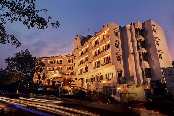 Front of property - evening/night