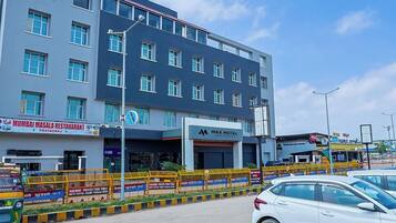 Façana frontal de l'allotjament