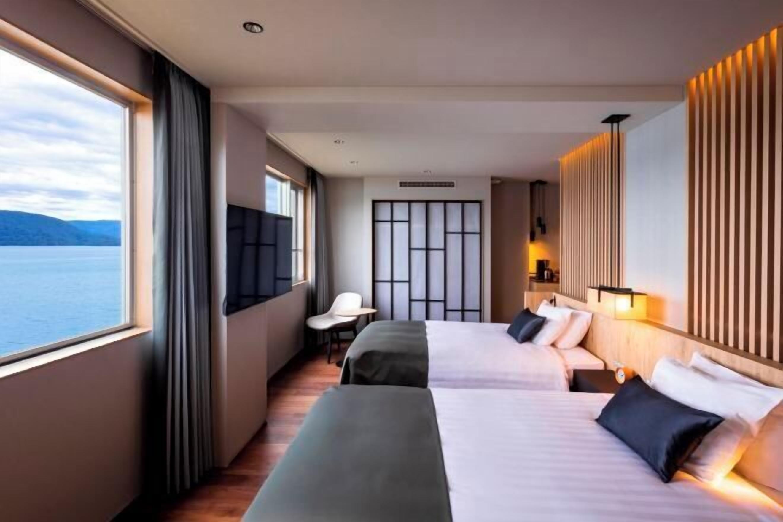 In-room safe, desk, laptop workspace, blackout curtains