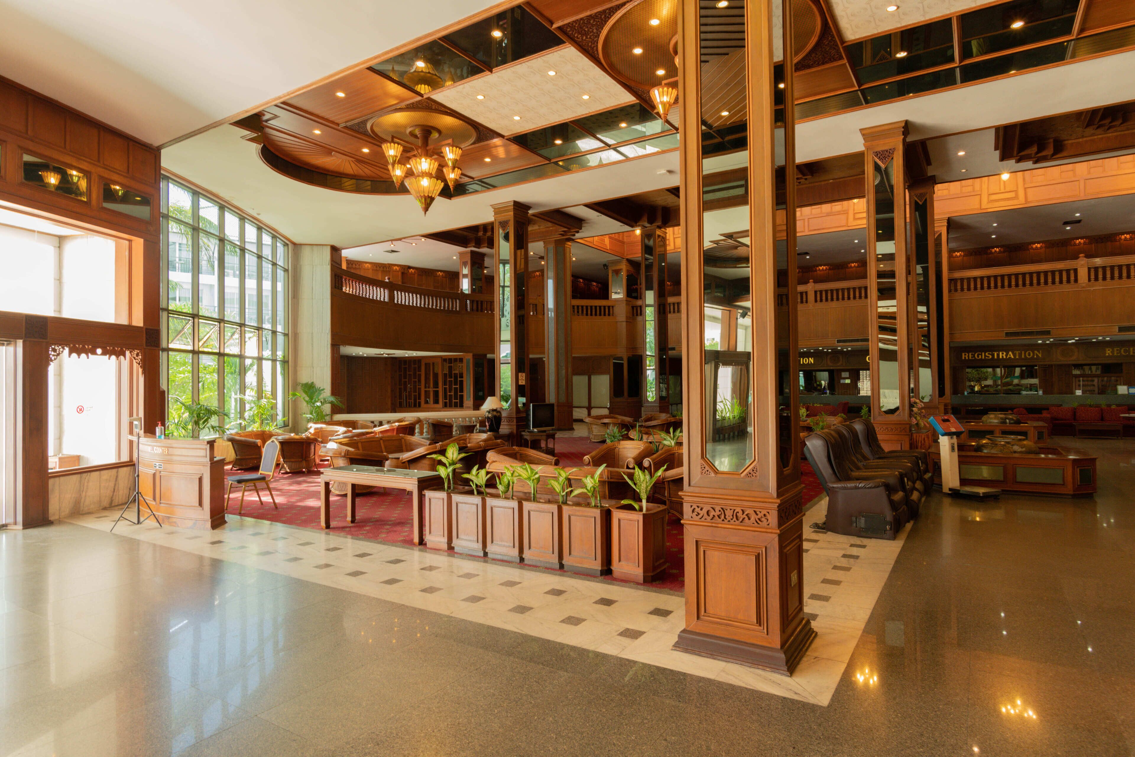 Sala de estar en el lobby